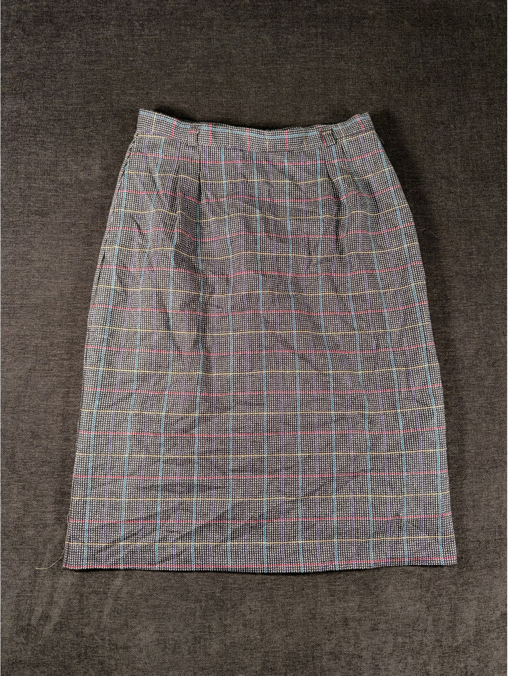 Worthington Petite Plaid Pencil Skirt, Size 14